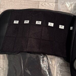 Men's Black Waist Support Belt - Brand Unspecified